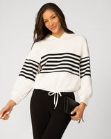 Stripe Hoodie Set