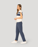 Stripe Drawstring Top & Jogger Set