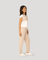 Stripe Drawstring Top & Jogger Set