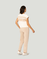 Stripe Drawstring Top & Jogger Set