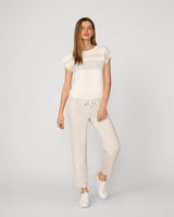 Stripe Drawstring Top & Jogger Set