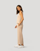 Scallop Trim Top and Capri Pant Set