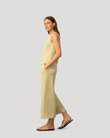 Scallop Trim Top and Capri Pant Set