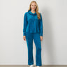 Cowl Neck Wide Leg Pant Set