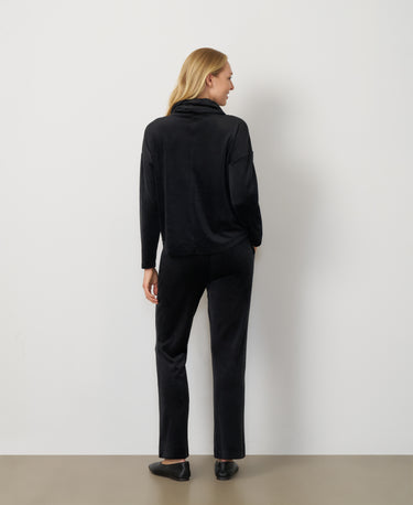 Cowl Neck Wide Leg Pant Set