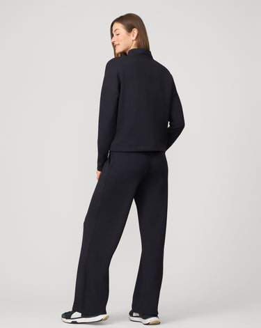 Grommet Detail Top & Wide Leg Pant Lounge Set