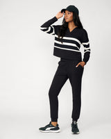 Striped Polo & Jogger Lounge Set