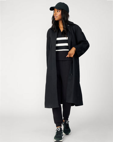 Striped Polo & Jogger Lounge Set