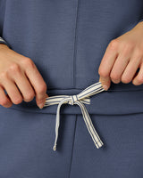 Boat Neck Top & Wide Leg Pant Lounge Set