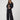 Boat Neck Top & Wide Leg Pant Lounge Set Jet Black