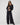 Boat Neck Top & Wide Leg Pant Lounge Set Jet Black