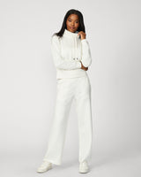 Soft Brushed Funnel Neck Top & Straight Leg Pant