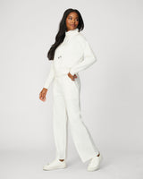 Soft Brushed Funnel Neck Top & Straight Leg Pant