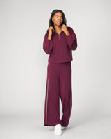 Half Zip Pullover & Wide Leg Pant