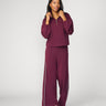 Half Zip Pullover & Wide Leg Pant