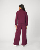 Half Zip Pullover & Wide Leg Pant