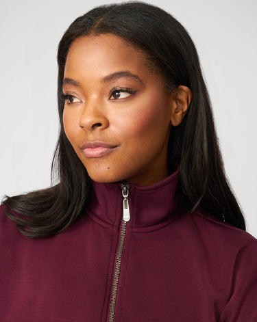 Half Zip Pullover & Wide Leg Pant