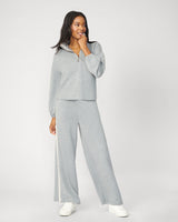 Half Zip Pullover & Wide Leg Pant