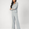 Half Zip Pullover & Wide Leg Pant