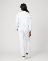 Ruffle Sleeve Sweatshirt and Jogger Set