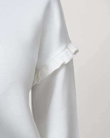 Ruffle Sleeve Sweatshirt and Jogger Set