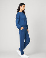 Ruffle Sleeve Sweatshirt and Jogger Set