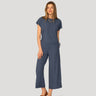 Triple Rib Shirred Top and Pant Set