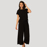 Triple Rib Shirred Top and Pant Set