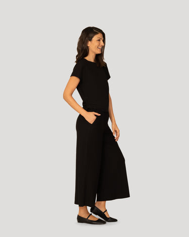 Triple Rib Shirred Top and Pant Set