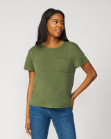 Soft Modal Pocket Tee Dry Oregano