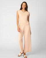 Shirred Side Sleeveless Top