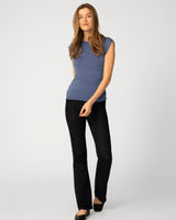 Shirred Side Sleeveless Top