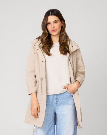 Tonal Cheetah Modal Drop Shoulder Top