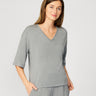V-Neck Kimono Ultra Soft Terry Top