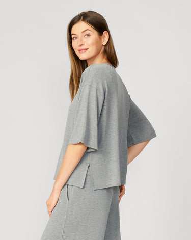 V-Neck Kimono Ultra Soft Terry Top