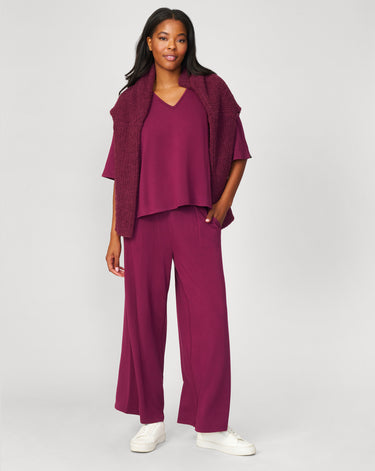 V-Neck Kimono Ultra Soft Terry Top