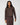 Coated Bubble Hem Hoodie