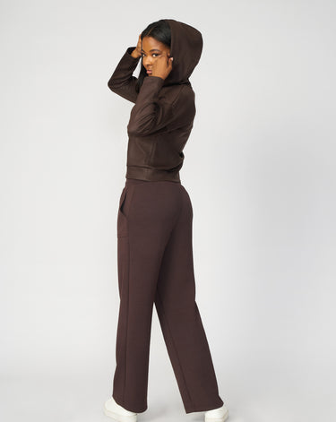 Coated Yummy Croc-Texture Hoodie