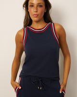 Sporty Stripe Trim Tank