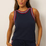 Sporty Stripe Trim Tank