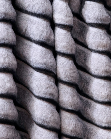 Chinchilla Faux Fur Throw