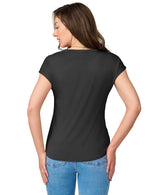 Braided Crochet Trim Pleated Top