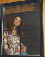 Floral Crewneck Cardigan