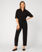 Cropped Barrel Drawstring Pant