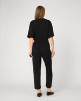 Cropped Barrel Drawstring Pant