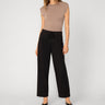 Pleated Front Cropped Pant