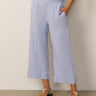 Cross-Dyed Linen Cropped Leg Pant