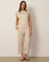 Cotton Blend Utility Barrel Pant