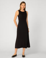 Side Ruching Midi Dress