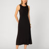 Side Ruching Midi Dress